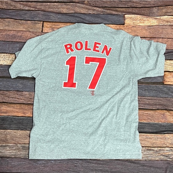 Scott Rolen Philadelphia Phillies MLB Baseball Crewneck Sports Tshirt - Picture 2 of 6